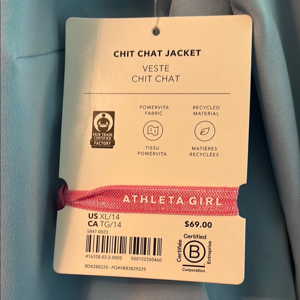 Athleta Blue Sweatshirt for Cozy Comfort